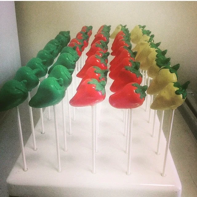 Chilli Pepper cake pops