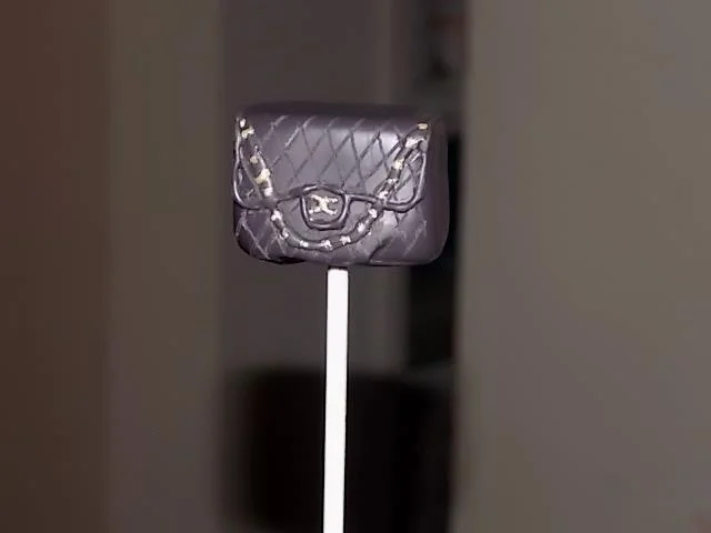 Chanel Purse Cake pop