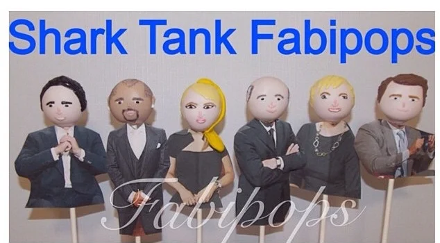 Shark Tank Cast Cake pops