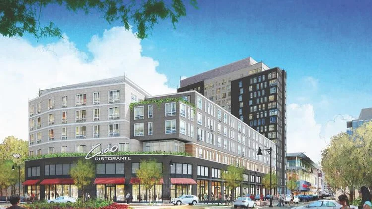 Boston Landing in Allston near New Balance (NB Development Group and HYM)
