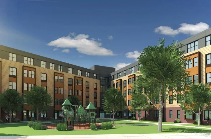 Whittier Choice redevelopment near Ruggles Station.