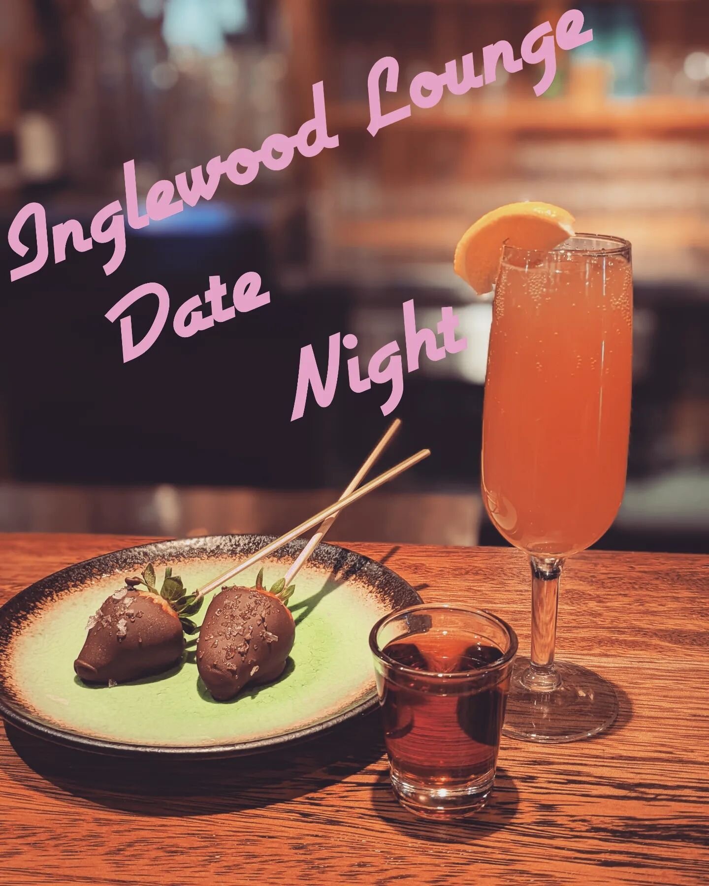Treat yourself to a date tonight!  Bring a partner, bring a friend, or just bring yourself, everyone deserves a night out.

Drink and food specials, including some festive cocktails and chocolate covered strawberries, served all night long