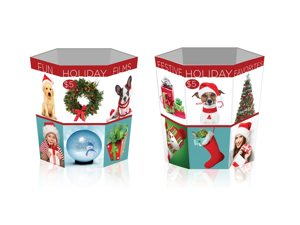 Floor displays for Target and Walmart