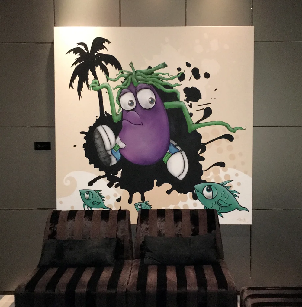  72x72 Inches •&nbsp;Commission by Aby Rosen, W Hotel Miami, Flordia 