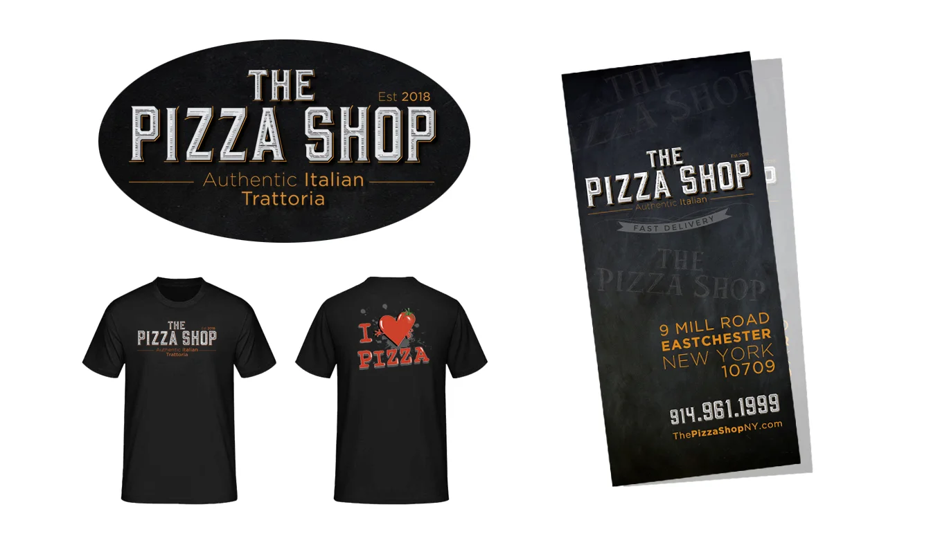 Logo design, T-Shirts, Menu