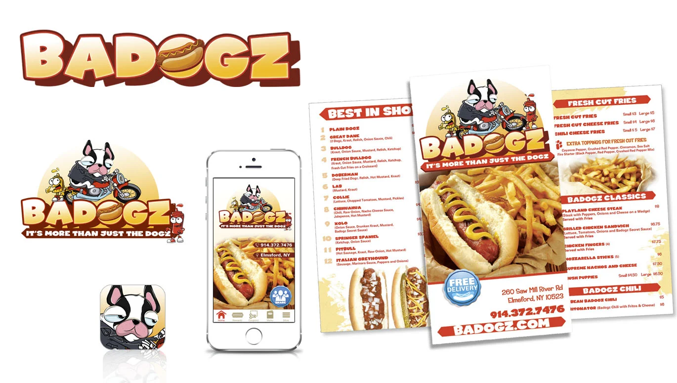 Logo design, App, Menu