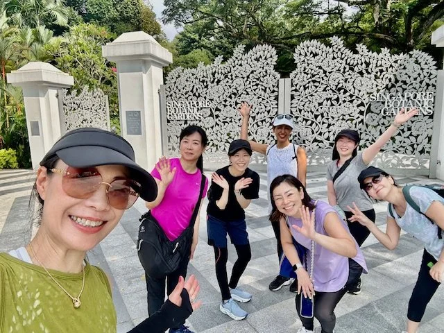 7月7日(月)美姿勢ウォーキング in シンガポール!!