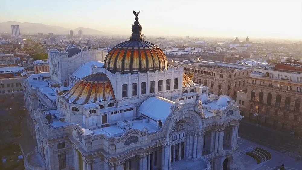 The Palacio de Bellas Artes in Mexico City