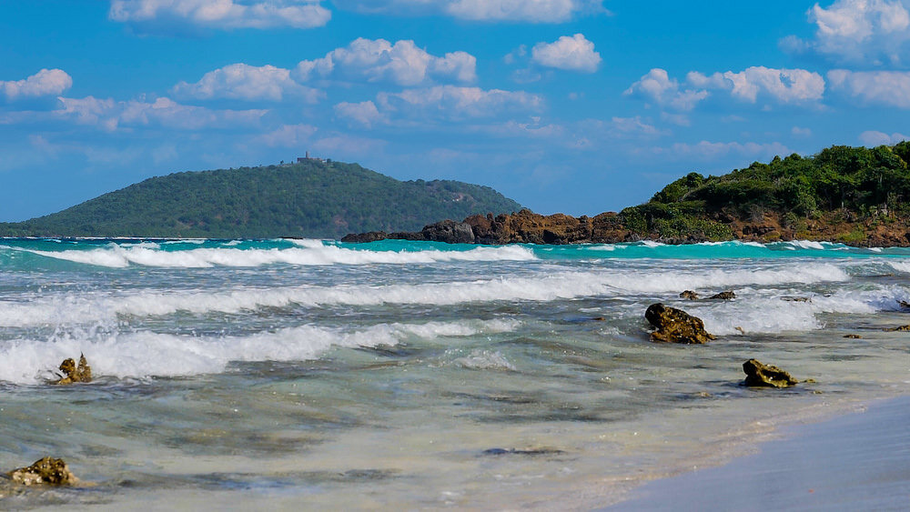 You can see Culebrita and its lighthouse from Zoni Beach in Puerto Rico.