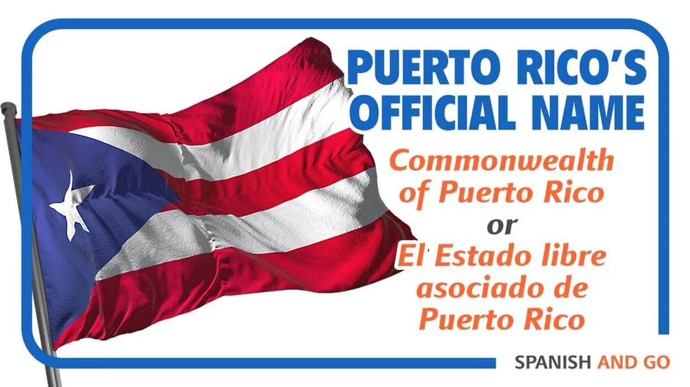 Puerto Rico's official name is the Commonwealth of Puerto Rico. But the name is quite a bit differnt in Spanish!