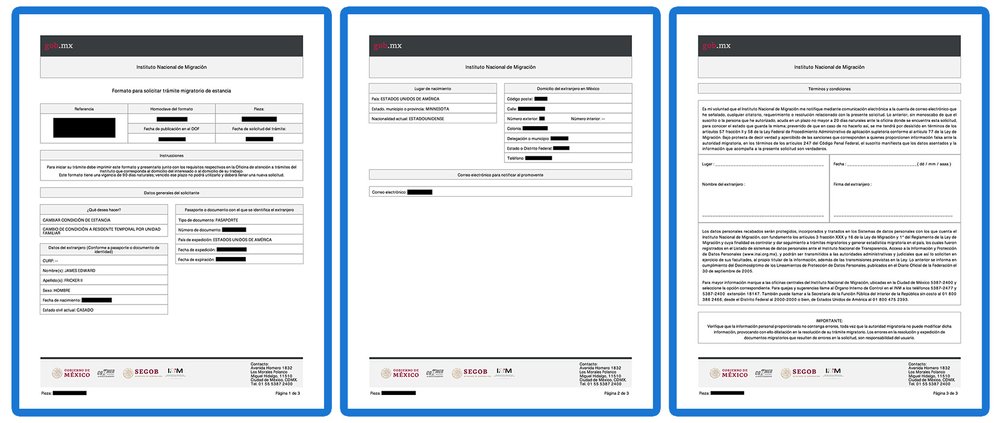 Mexico's Immigration department, the INM, has forms available on their website for changing your immigration status in the country.