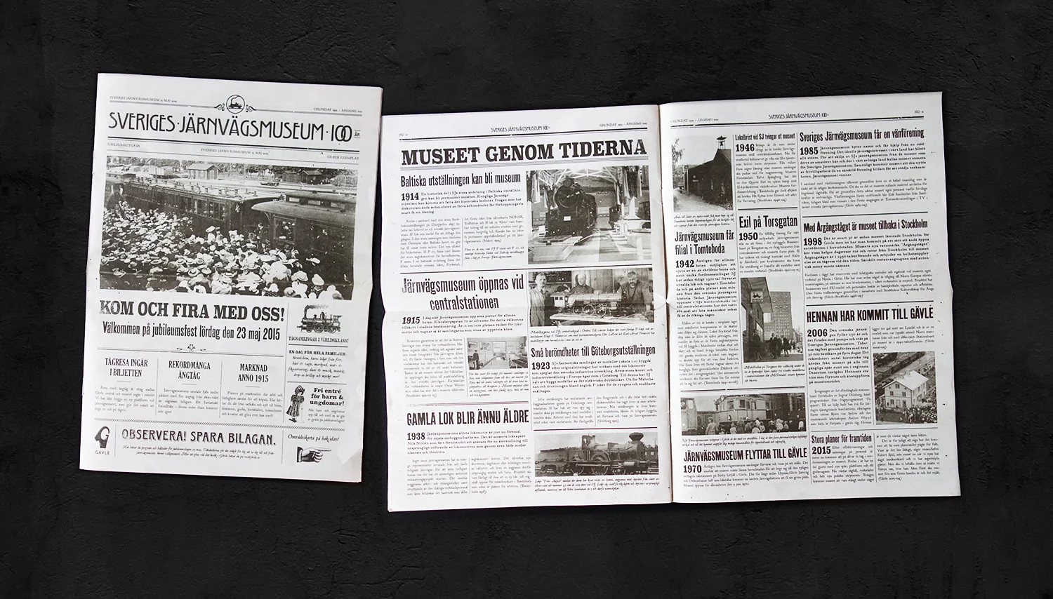 En nostalgisk resa 100 år tillbaka i tiden.