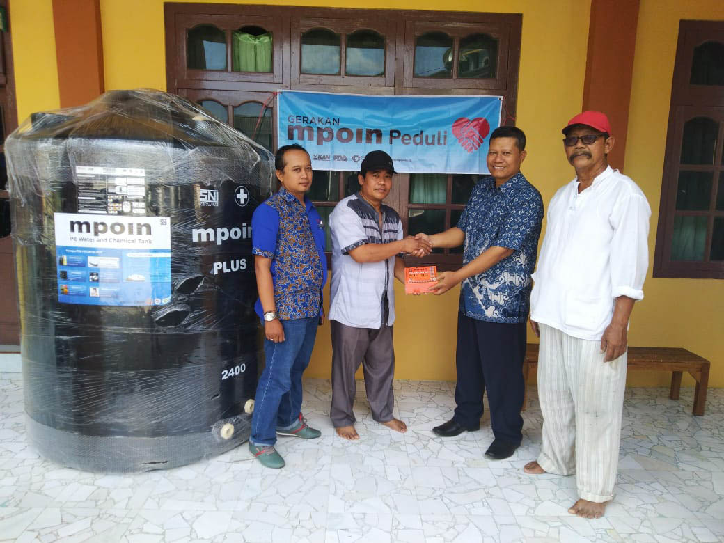 MPOIN PEDULI membantu Jember Masjid MAN BAUL ULUM di Pondok Pesa