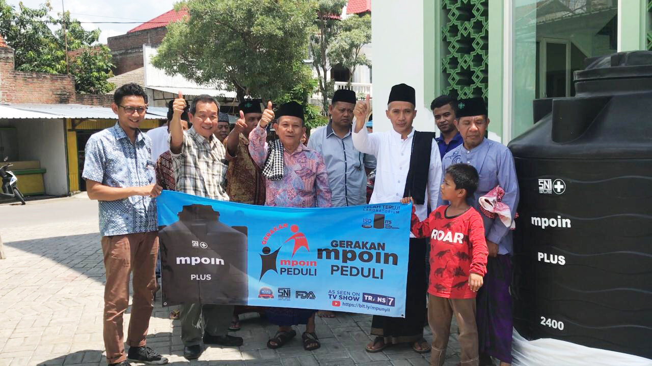 MPOIN PEDULI membantu Mojokerto Masjid AL - HIDAYAH, Desa Kemlagi