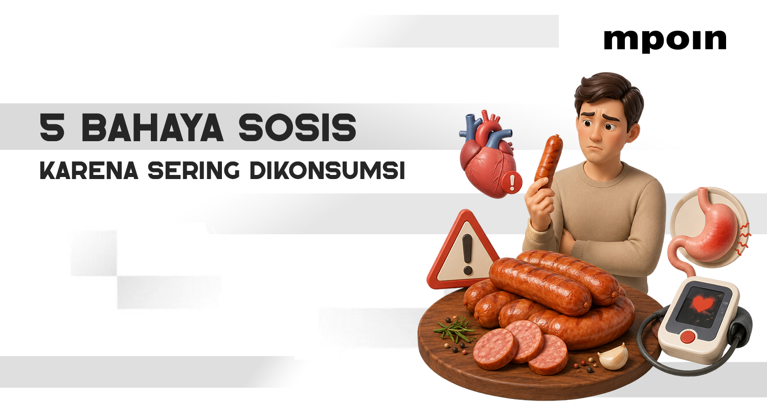 Sering Konsumsi Sosis? Ini 5 Bahayanya bagi Kesehatan