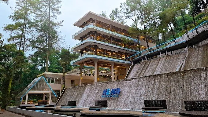 HeHa Waterfall Bogor, Nongkrong dengan Suasana Air Terjun
