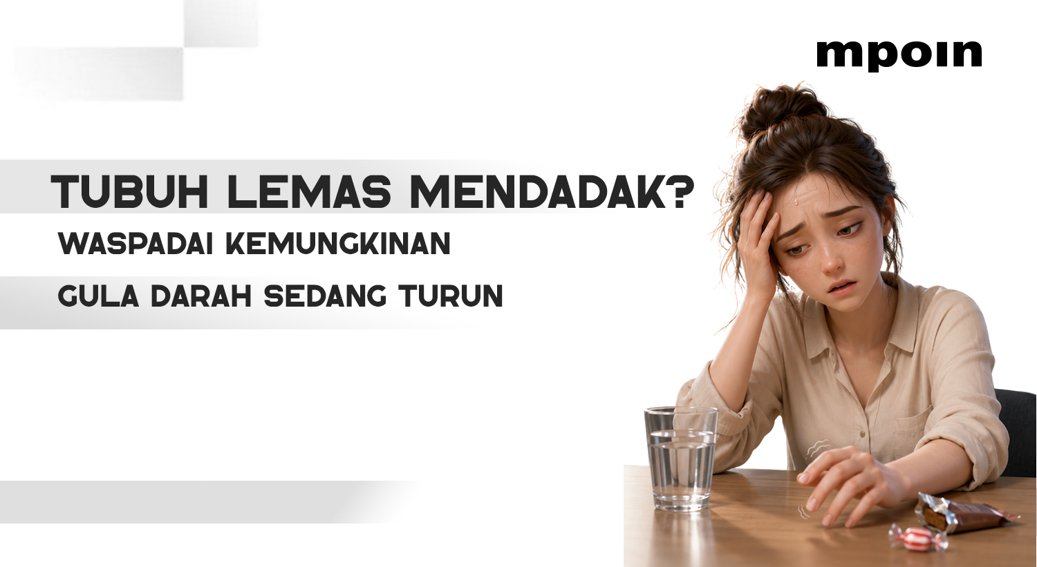 5 Tanda Gula Darah Rendah yang Sering Dikira Lelah Biasa