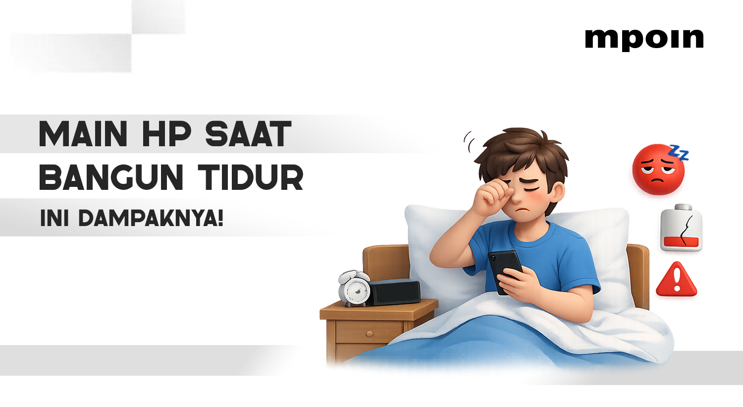 Hentikan Main HP saat Bangun Tidur, Ini Dampak Buruknya