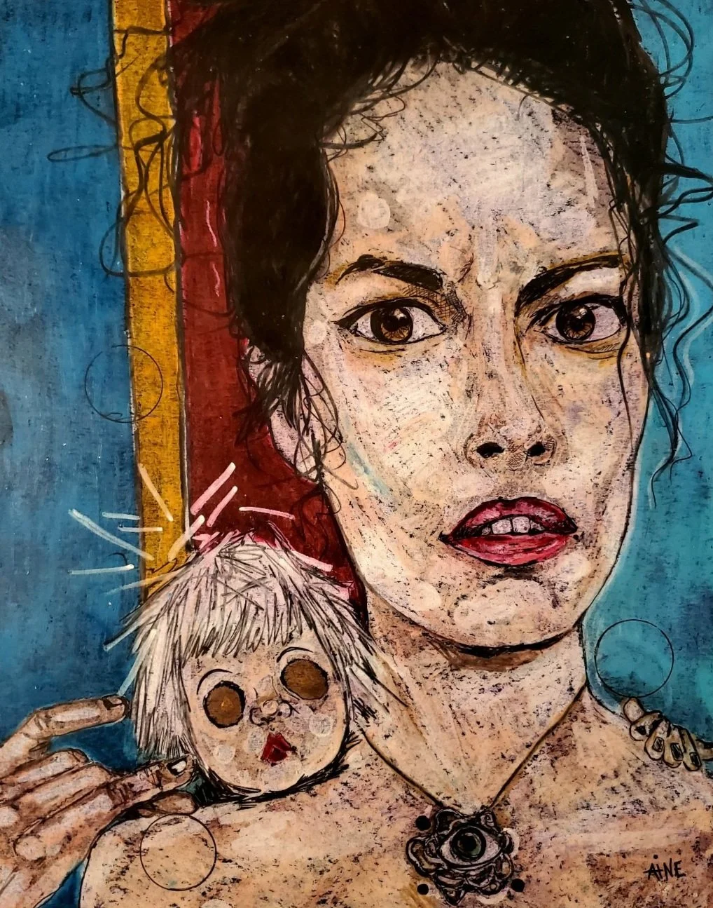 AINE #D268 - LIMITED LRG. PRINT