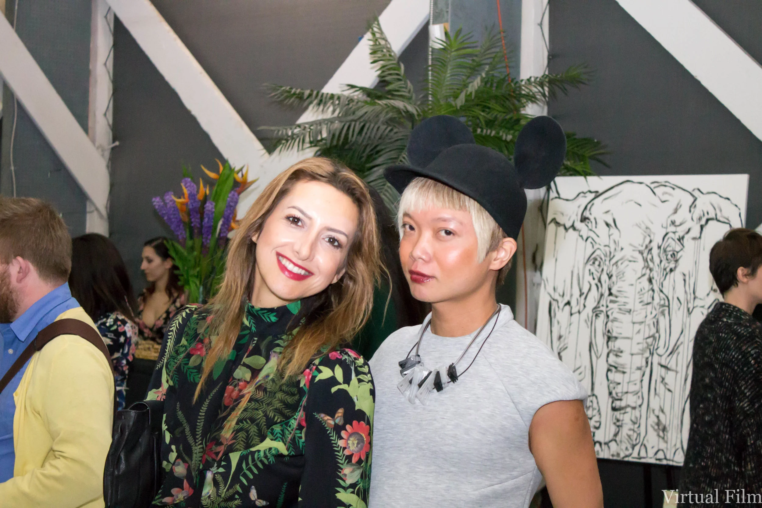 Elephantasia team reunion: Brand Director, Nazy Alvarez (Paris) & VIP Director, Victor Loo (US/Singapore)