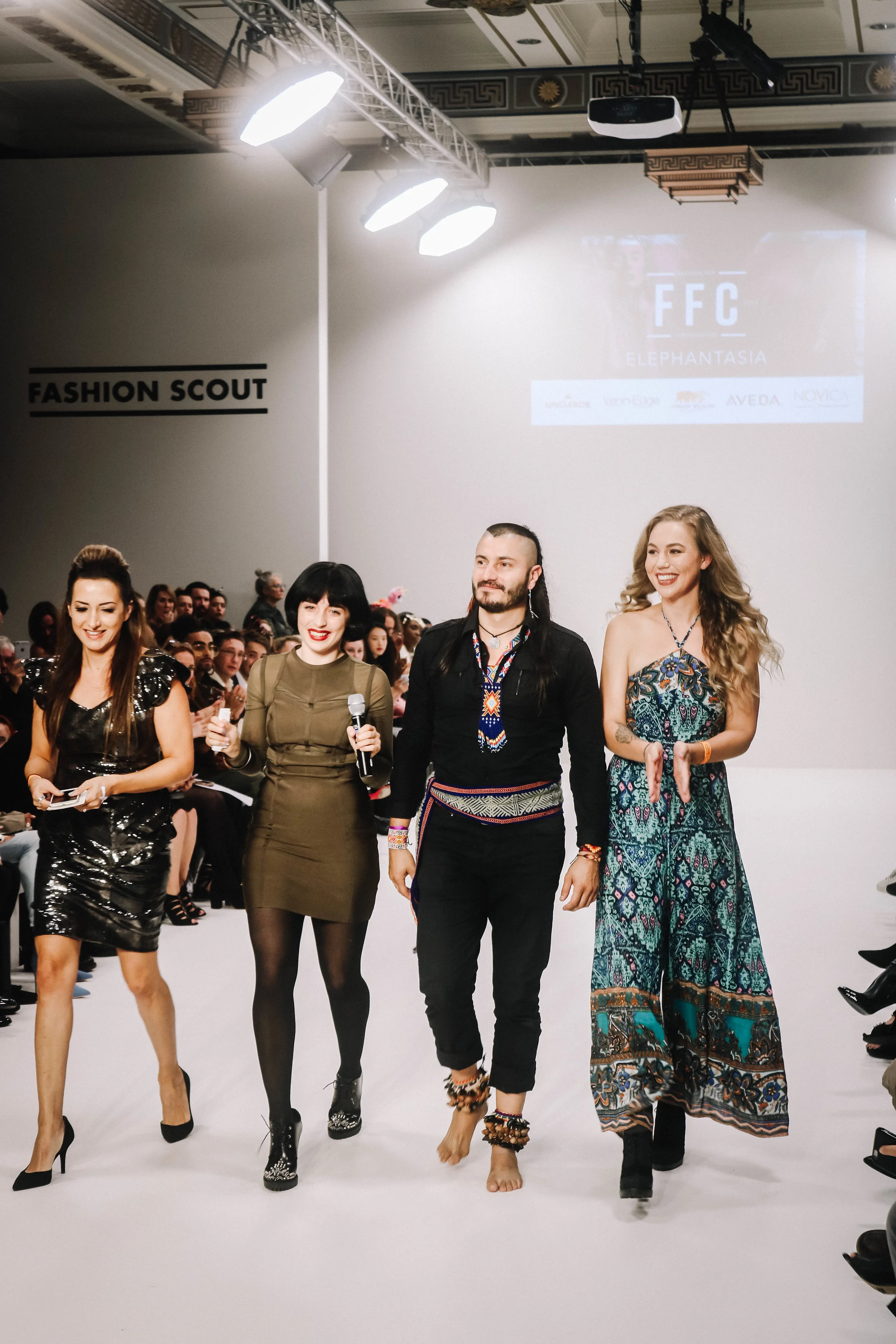 Photography: Kelly Zwicker Pictured: Nazy Alvarez (Creative Director), Ava Holmes (Executive Producer), Anthar Kharana (Guest Musician), Samantha Zwicker (Conservation Director)