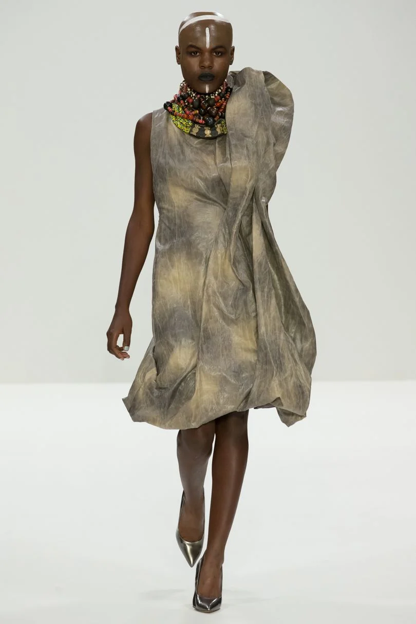 Pictured: René Garza design for Elephantasia at London Fashion Week. As featured in Vogue.