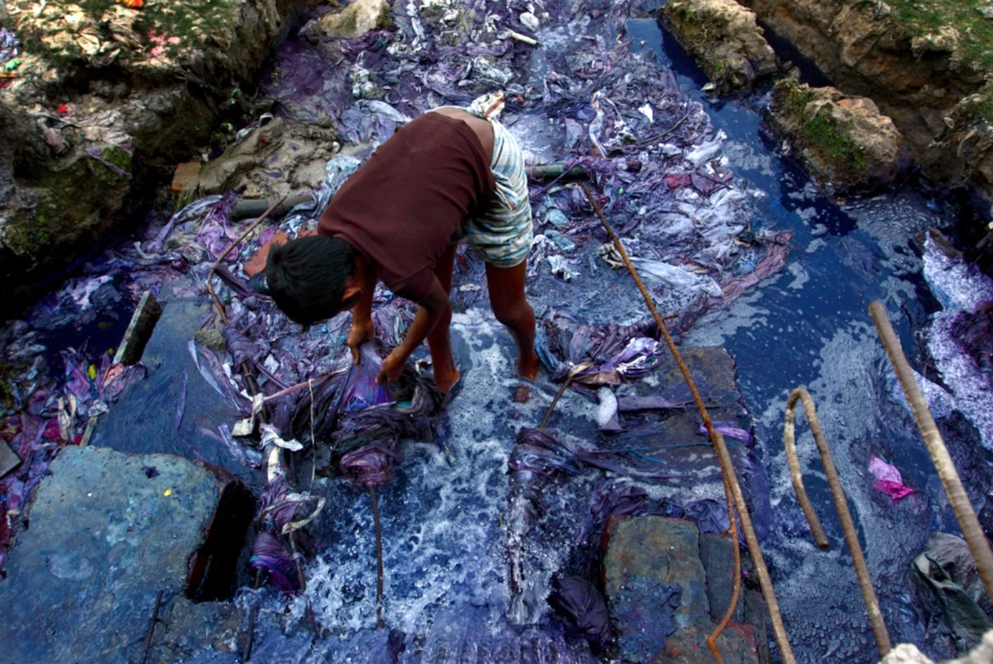 Photo by Probal Rashid of the Turag River, Bangladesh