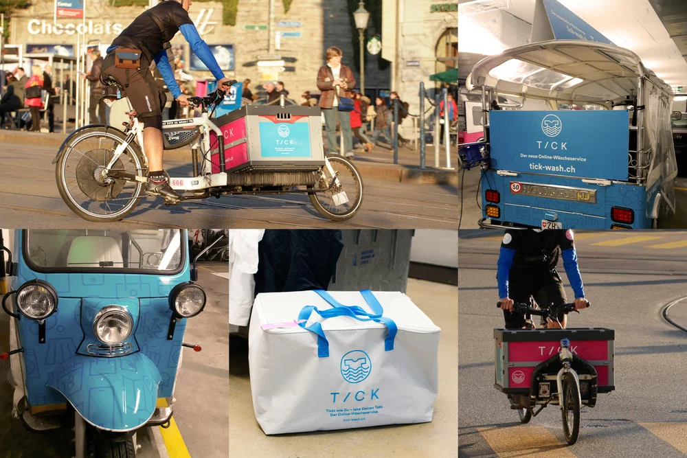 Tick offers a very convenient laundry service for those urban dwellers with no time for laundry, using digital technologies for a better customer experience.