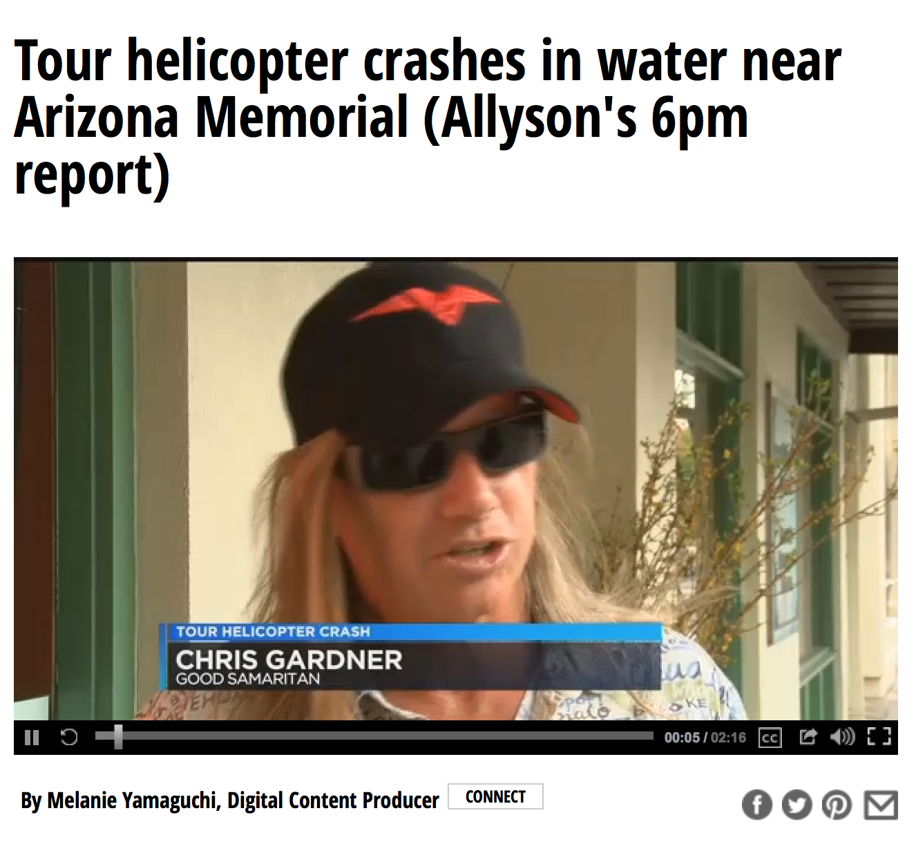 National News Feature: Tour Guide Makes Rescue