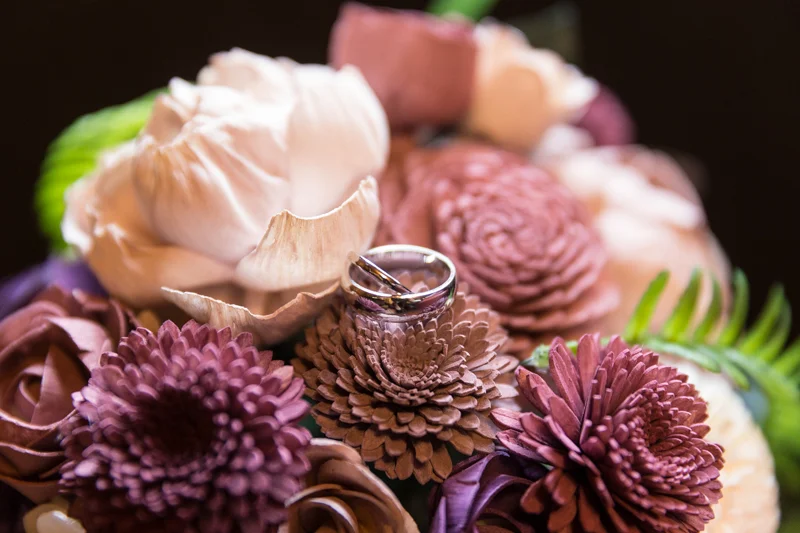 balsa wood wedding bouquet wedding photographer melbourne dandenong ranges victoria