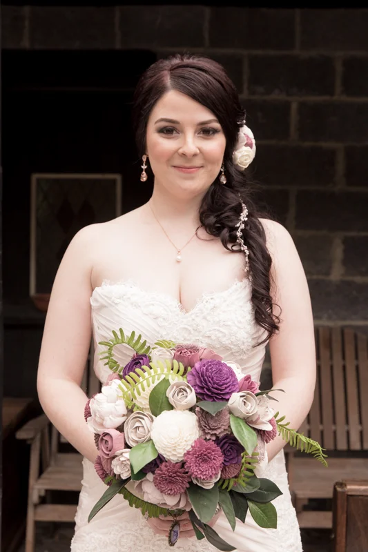 Stacey and Matthew Dandenong Ranges wedding photography, Melbourne. Yarra Valley wedding photographer. Nobelius Heritage Park, Emerald. Puffing Billy. Avalon Castle, Cockatoo.