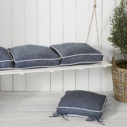 image: The White Company, Aubury piped seat pads