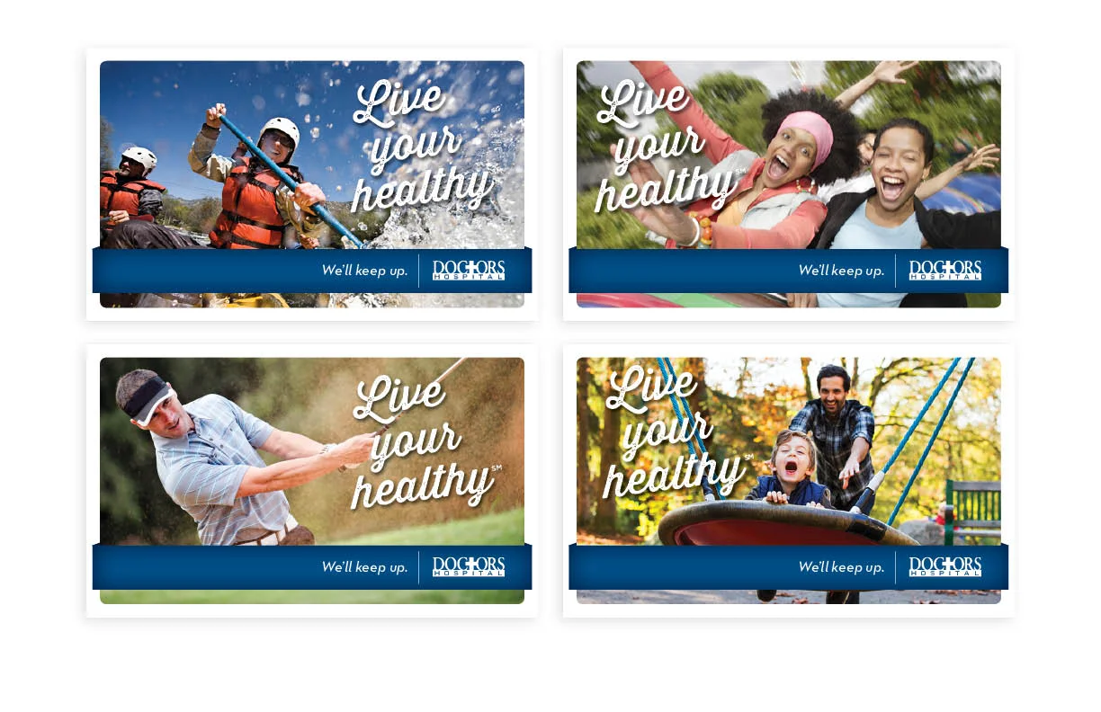 MULTICHANNEL // Doctors Hospital "Live Your Healthy" Campaign