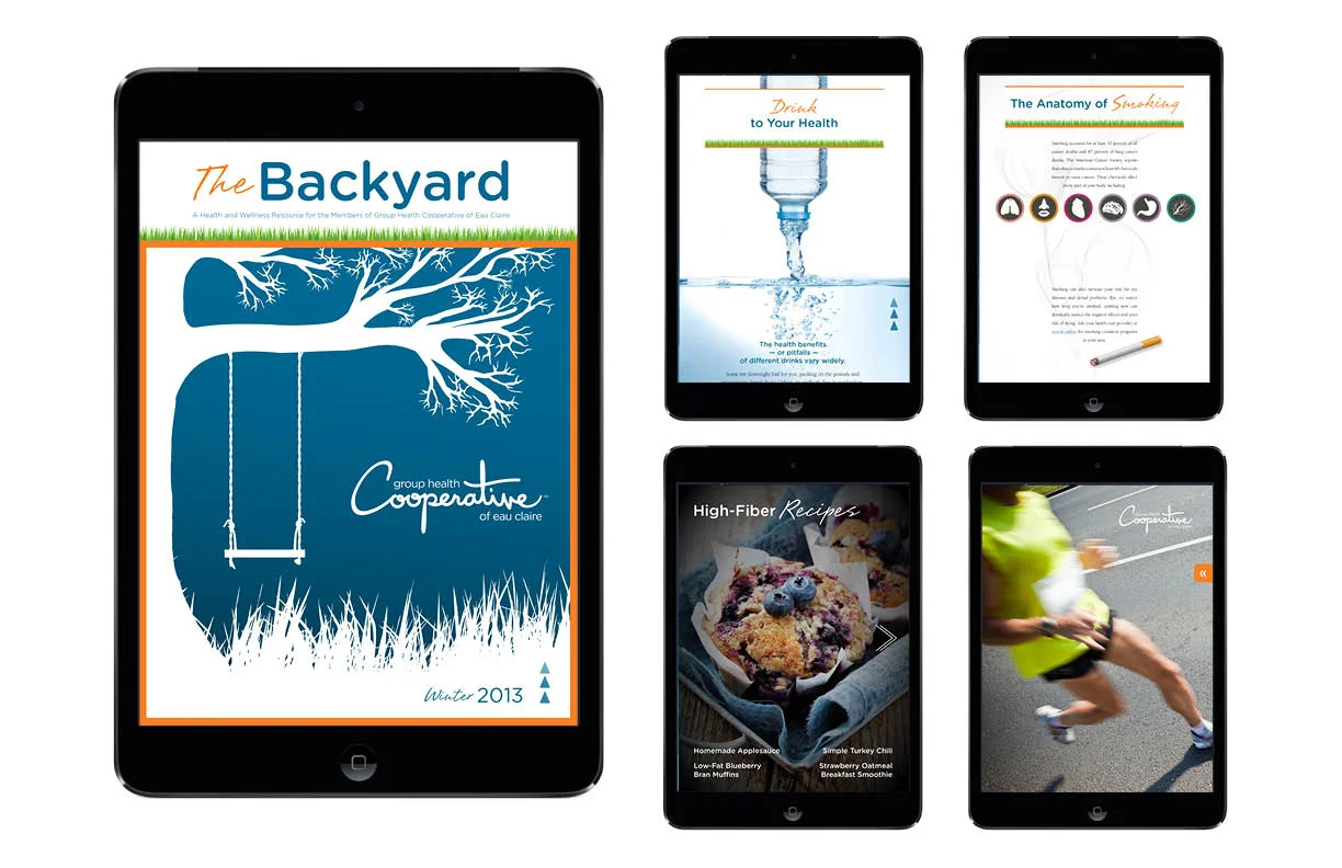 APP DESIGN // "The Backyard" Newsletter