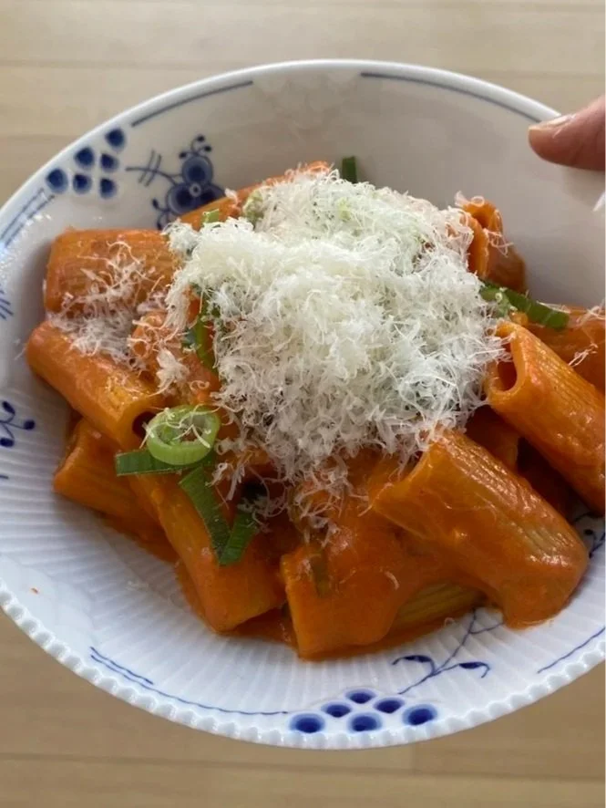 Cremet pasta - Vodka pasta (uden vodka)