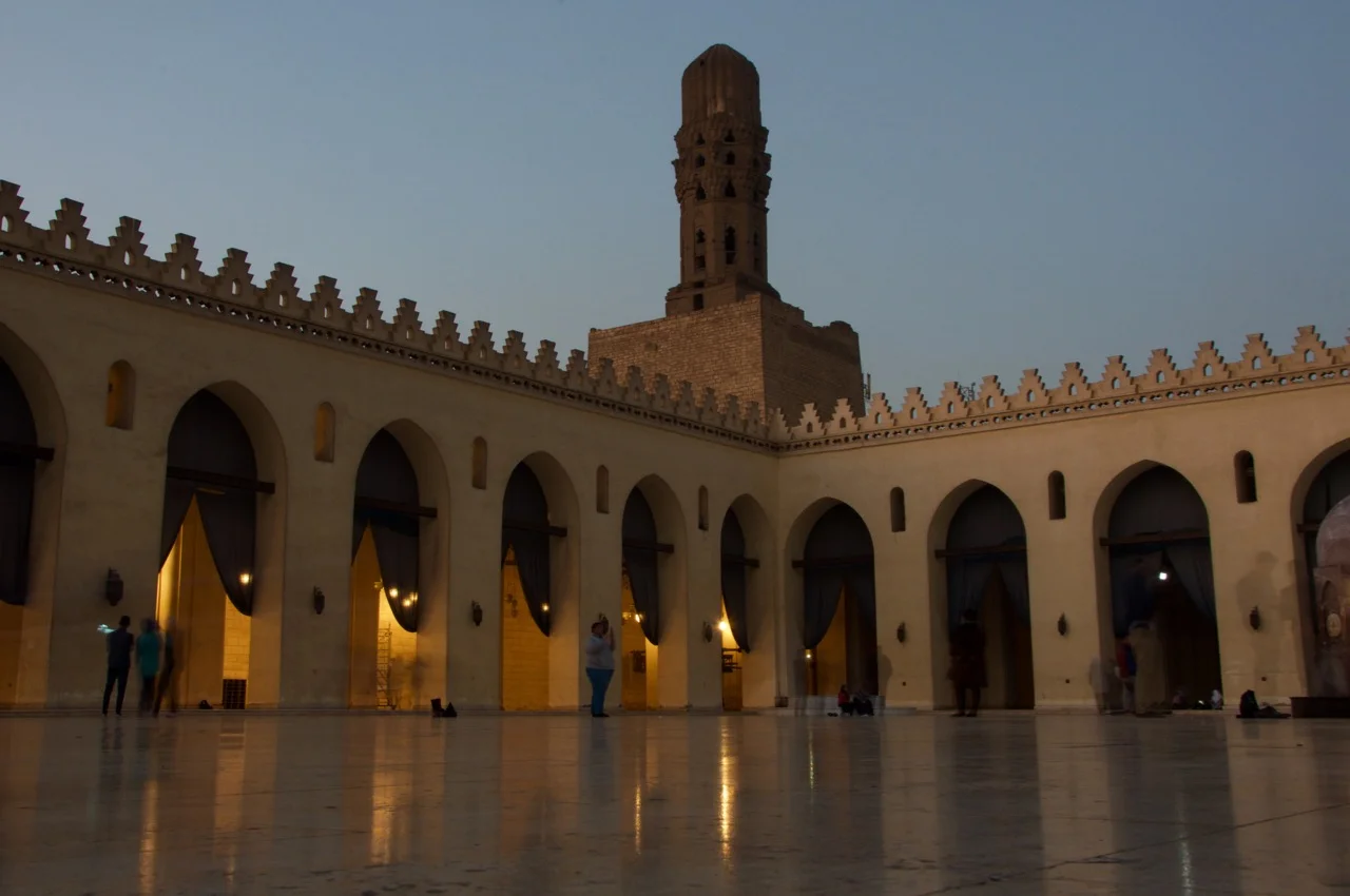 Al-Hakim Mosque at the sunset. Cairo. Egypt. 2017. © Michele Cortina