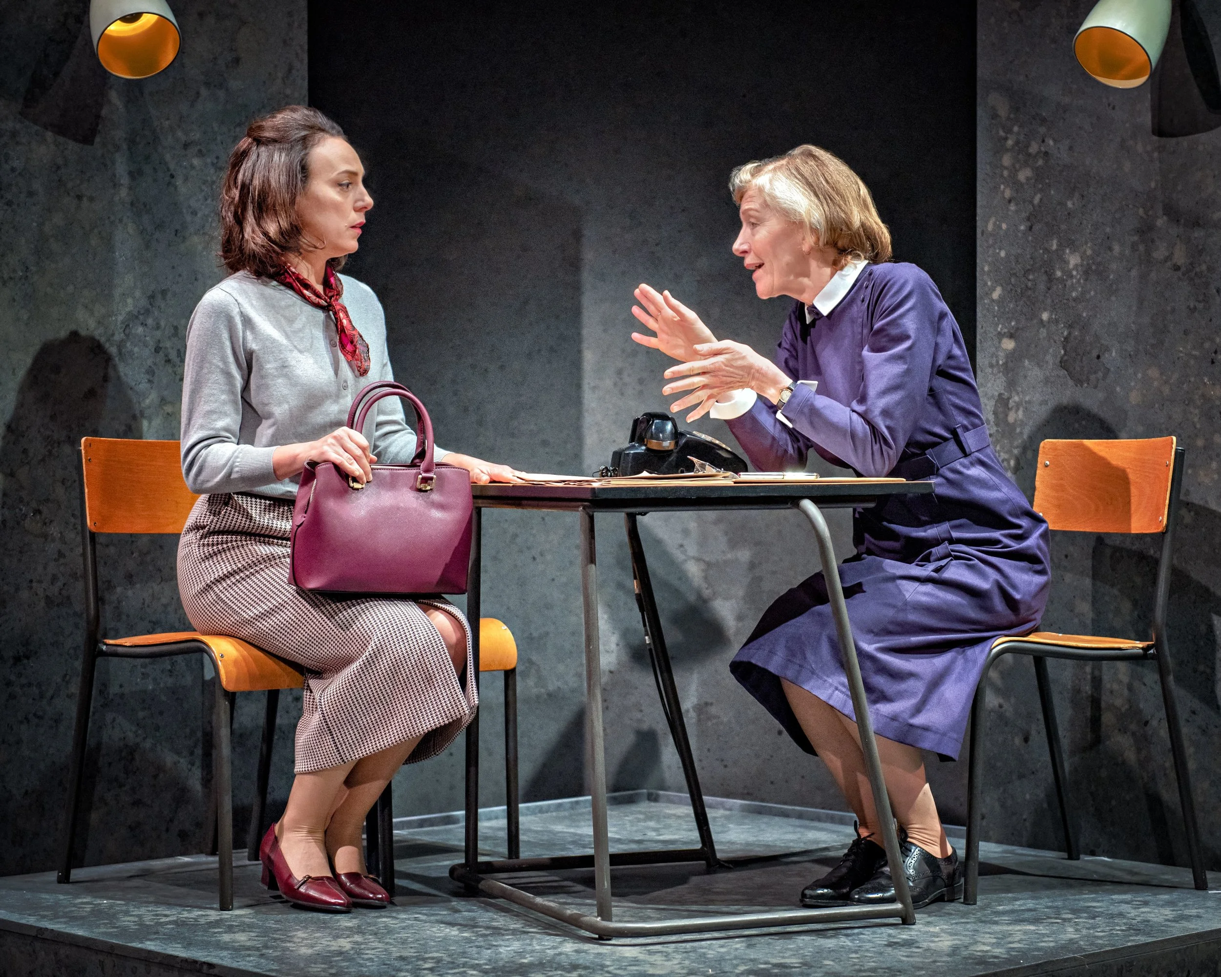Jo Mousley (Mrs Adams) and Susan Twist (Matron) in Be My Baby. Photography by Anthony Robling-min.jpg