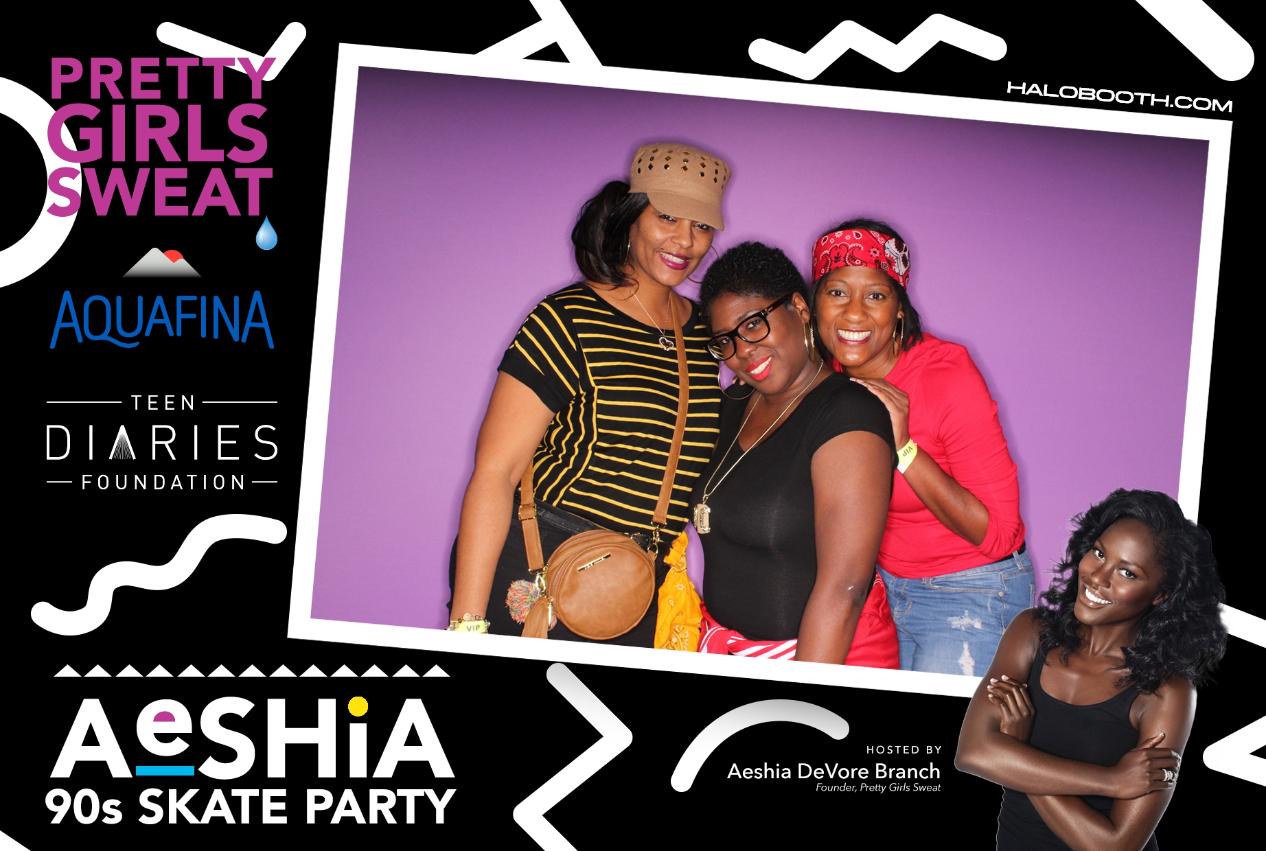 Aeshia's 90s Skate Party @ Sparkle - Presented by Aquafina