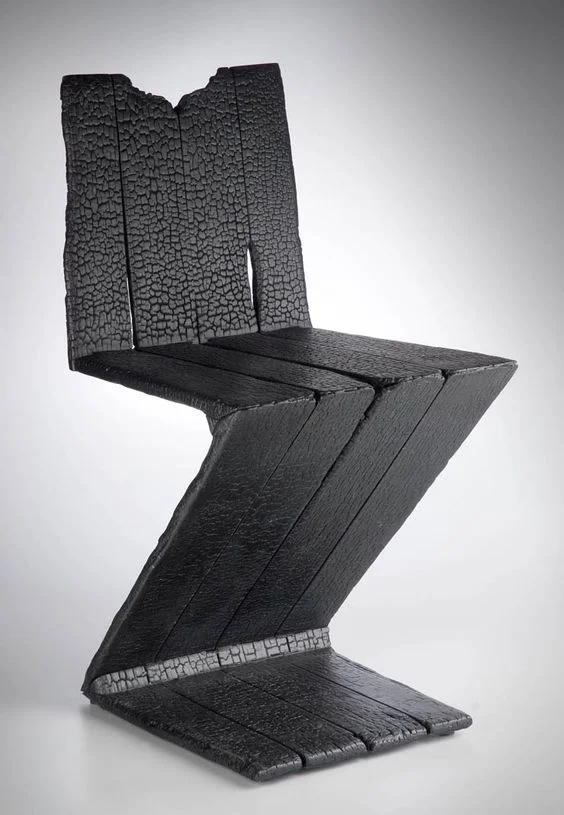 Maarten Baas . zig zag chair, smoke series (Copy)