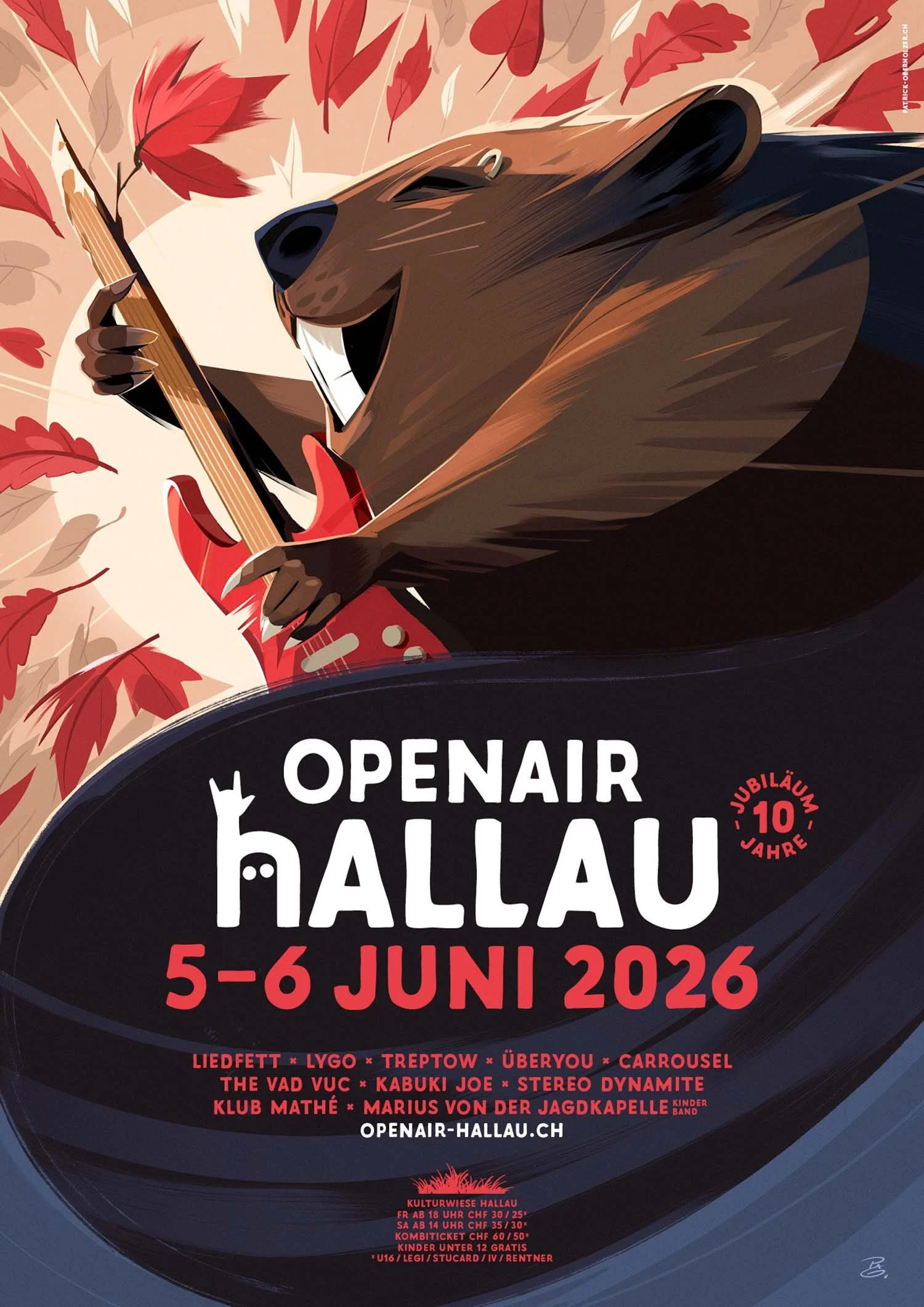 Openair Hallau – Eventplakat