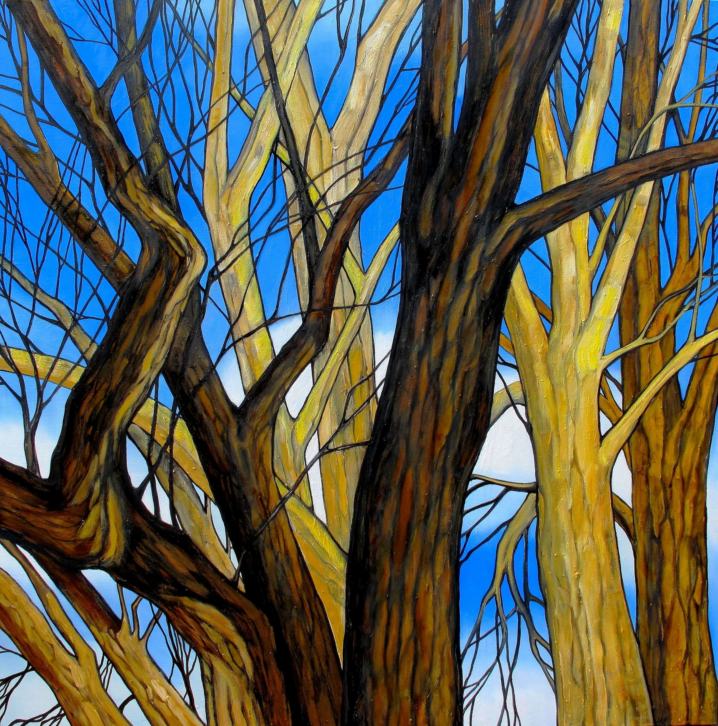 Everybody's Welcome 40”x40” Oil on Canvas $500