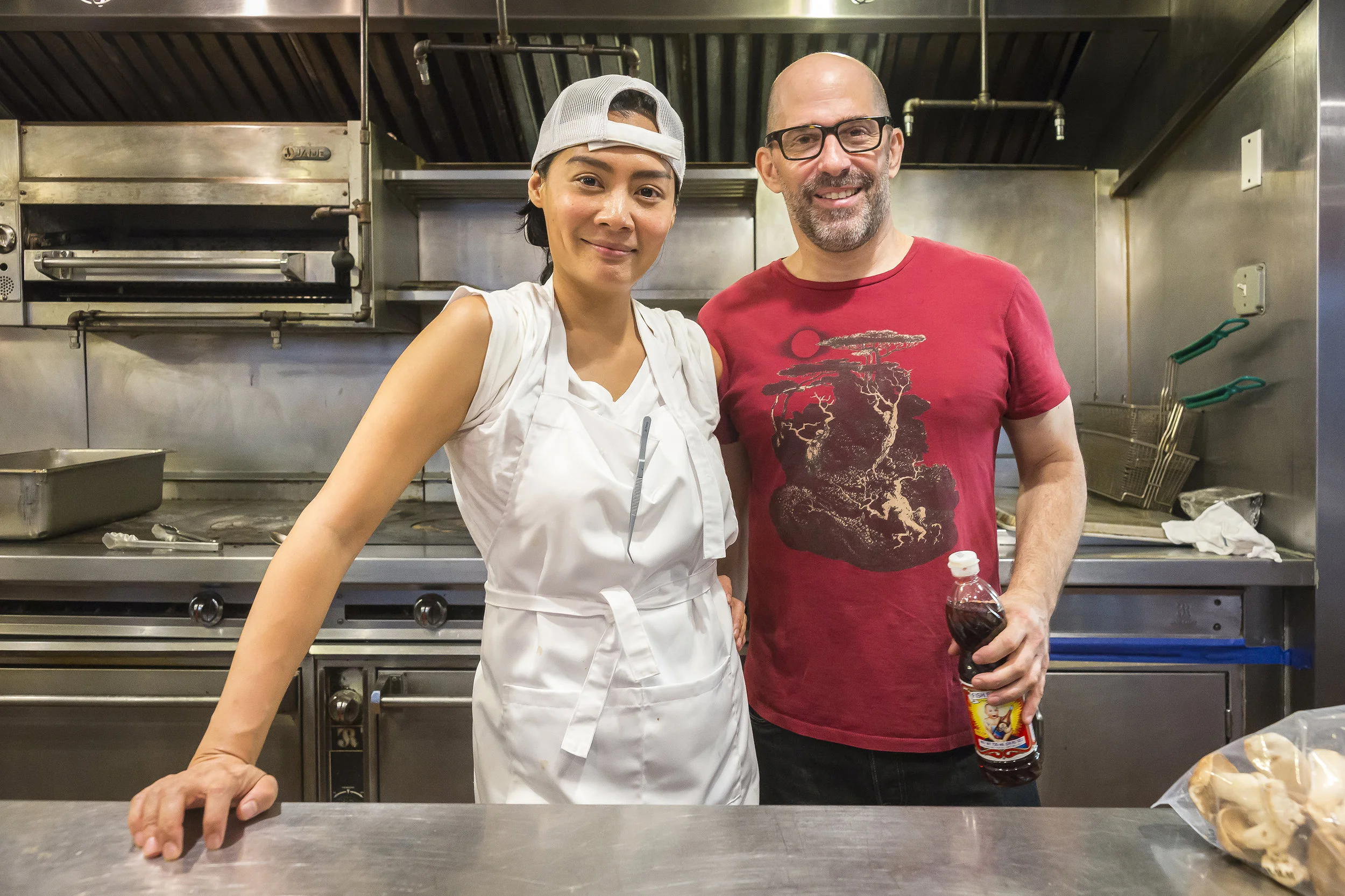 Chef Hong Thaimee and her business partner, Matt Bruck