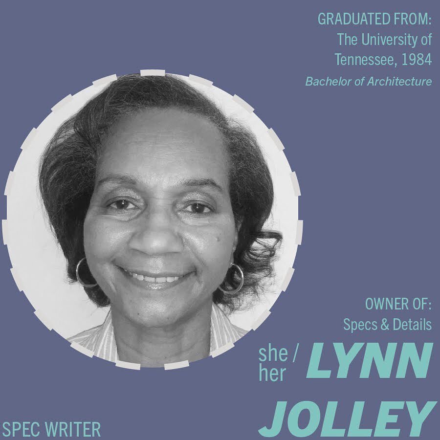 Lynn Jolley, the owner of Specs &amp; Details, graduated from The University of Tennessee with a Bachelor of Architecture in 1984. From there she began working as an architect for about 14 years before she switched to being a specifications writer. S