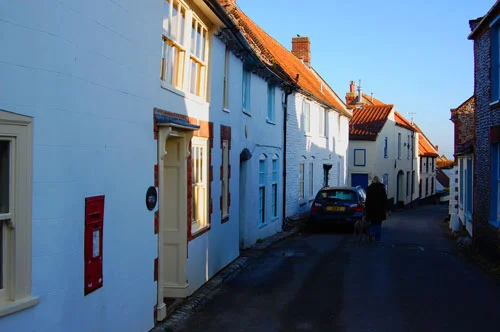Pretty cottages on Blakeney high street