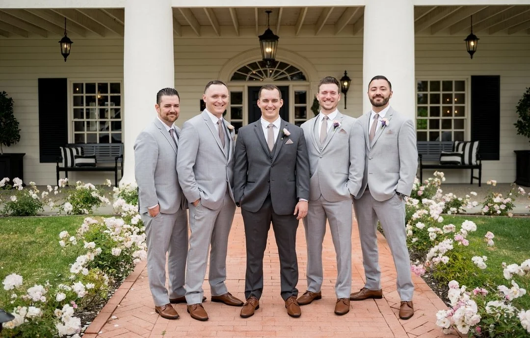 Suiting up with the best crew! 💼✨