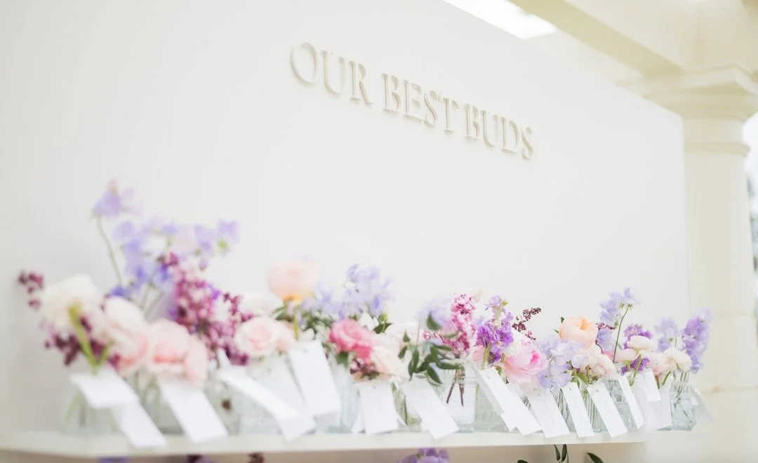 Custom escort wall for Kathryn &amp; Shane's &quot;best buds&quot; 😏💕 by @modestpeach