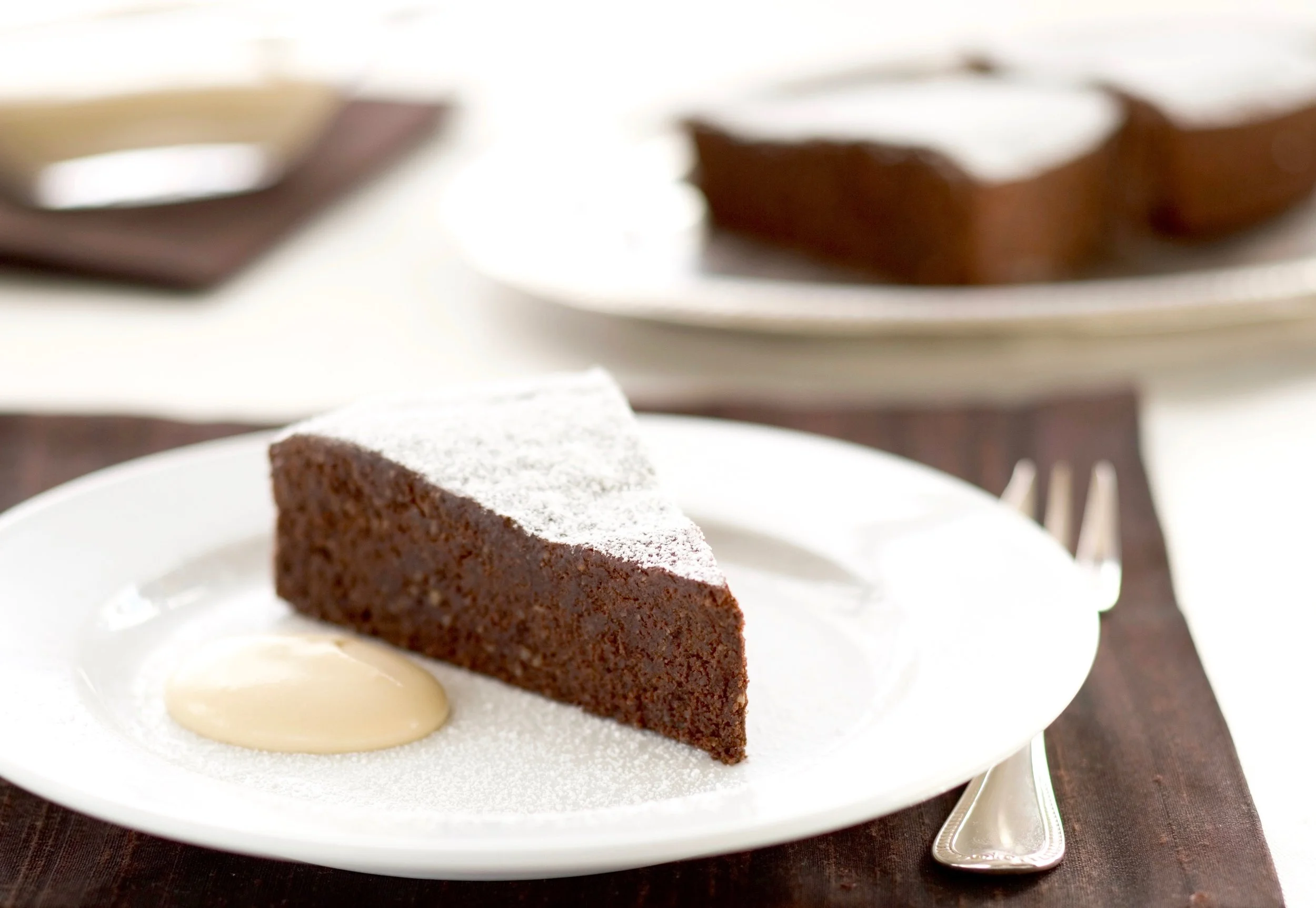 Chocolate Capri Cake with Espresso Crema di Mascarpone 