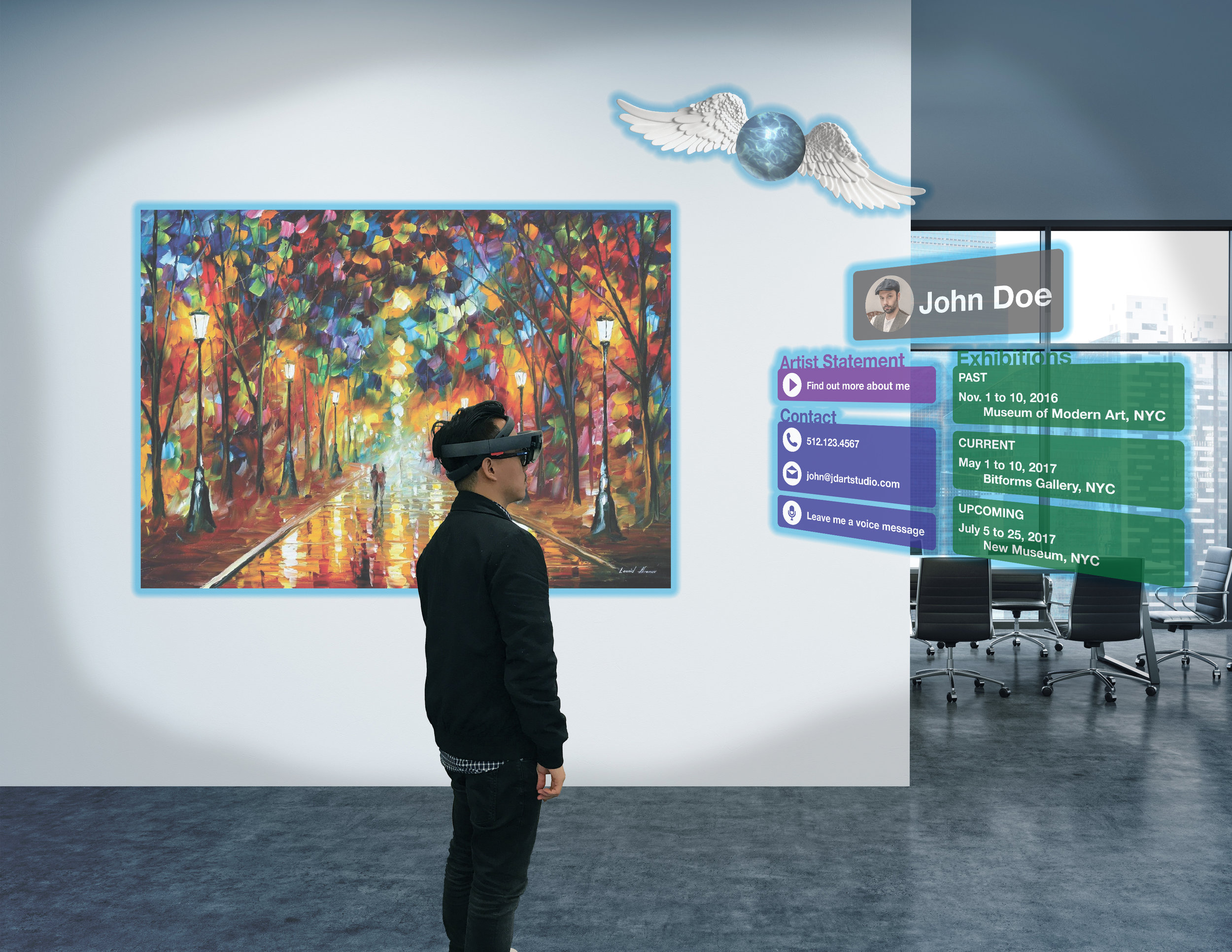 Painting an Artist Information