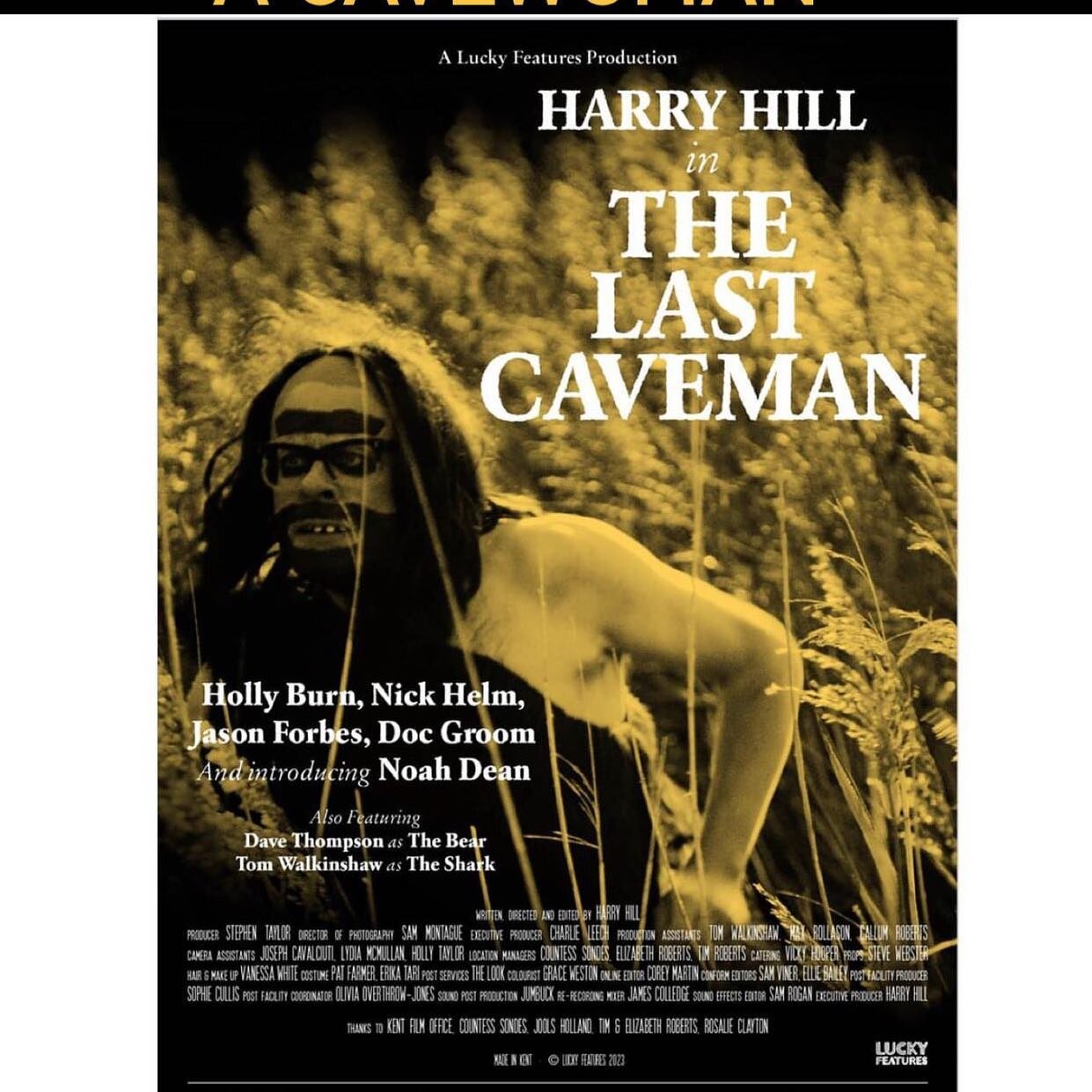 At last, the part I was born to play - a cavewoman . This was the most fun to film! @mrharryhill @princecharlescinema #thelastcaveman