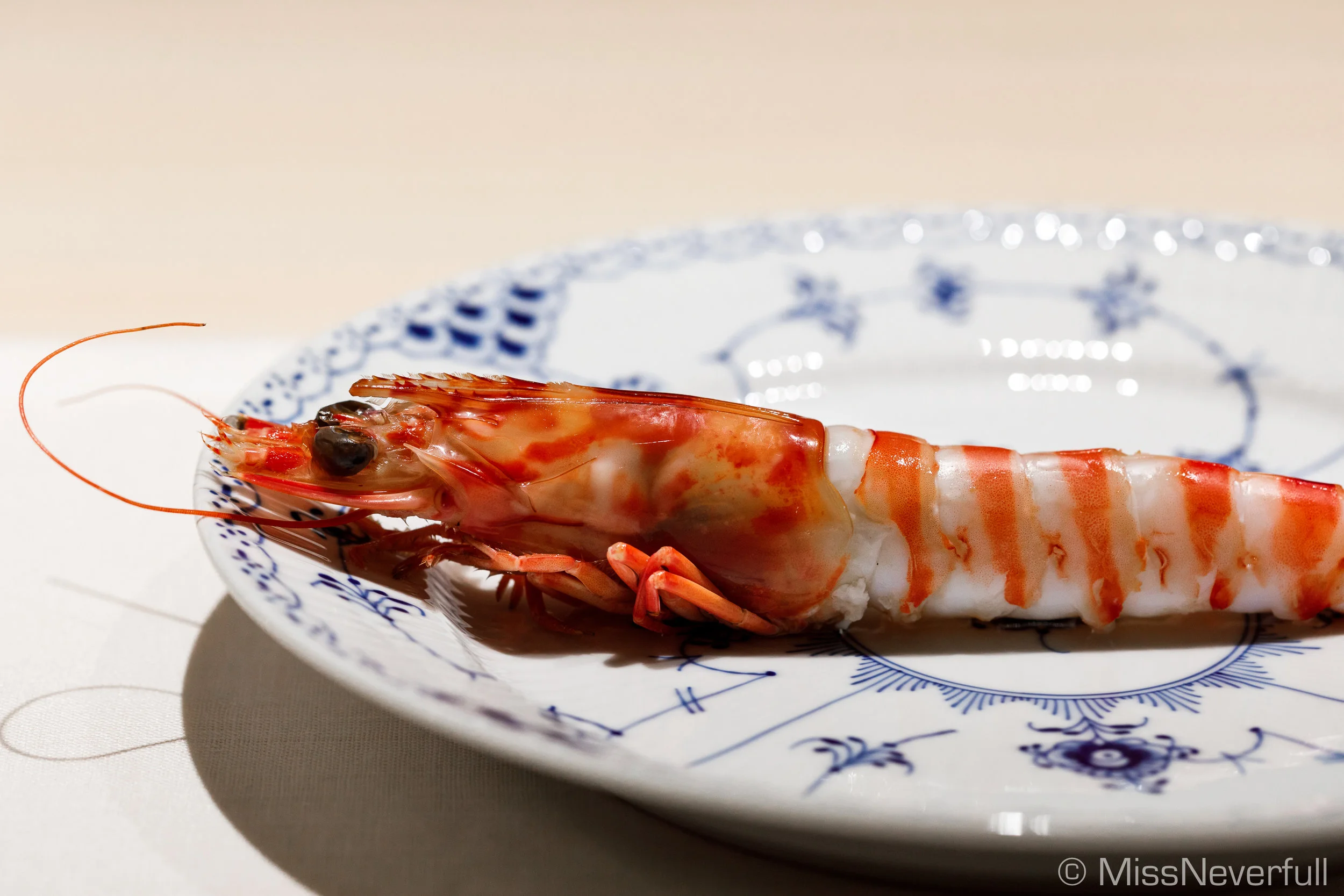 4. Poached huge kuruma-ebi (車海老)